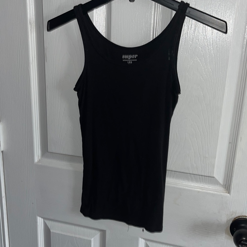 Black Small fitted Tank Top- Soft and in amazing condition!